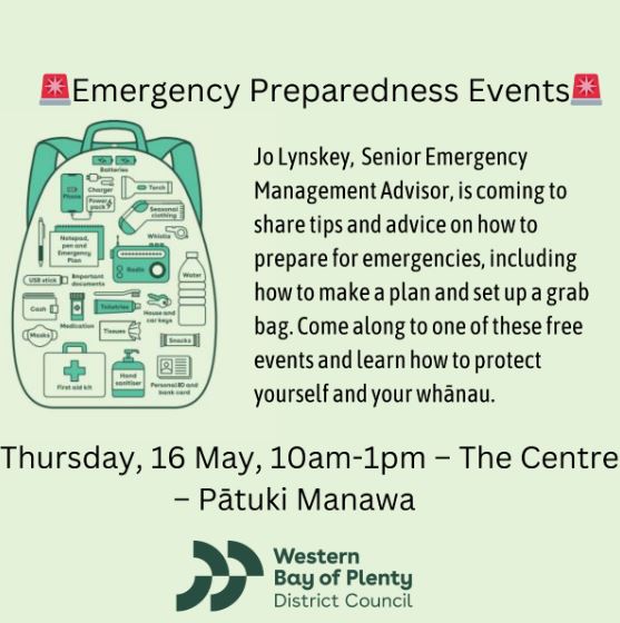 Emergency Preparedness Events - Western Bay of Plenty District Council