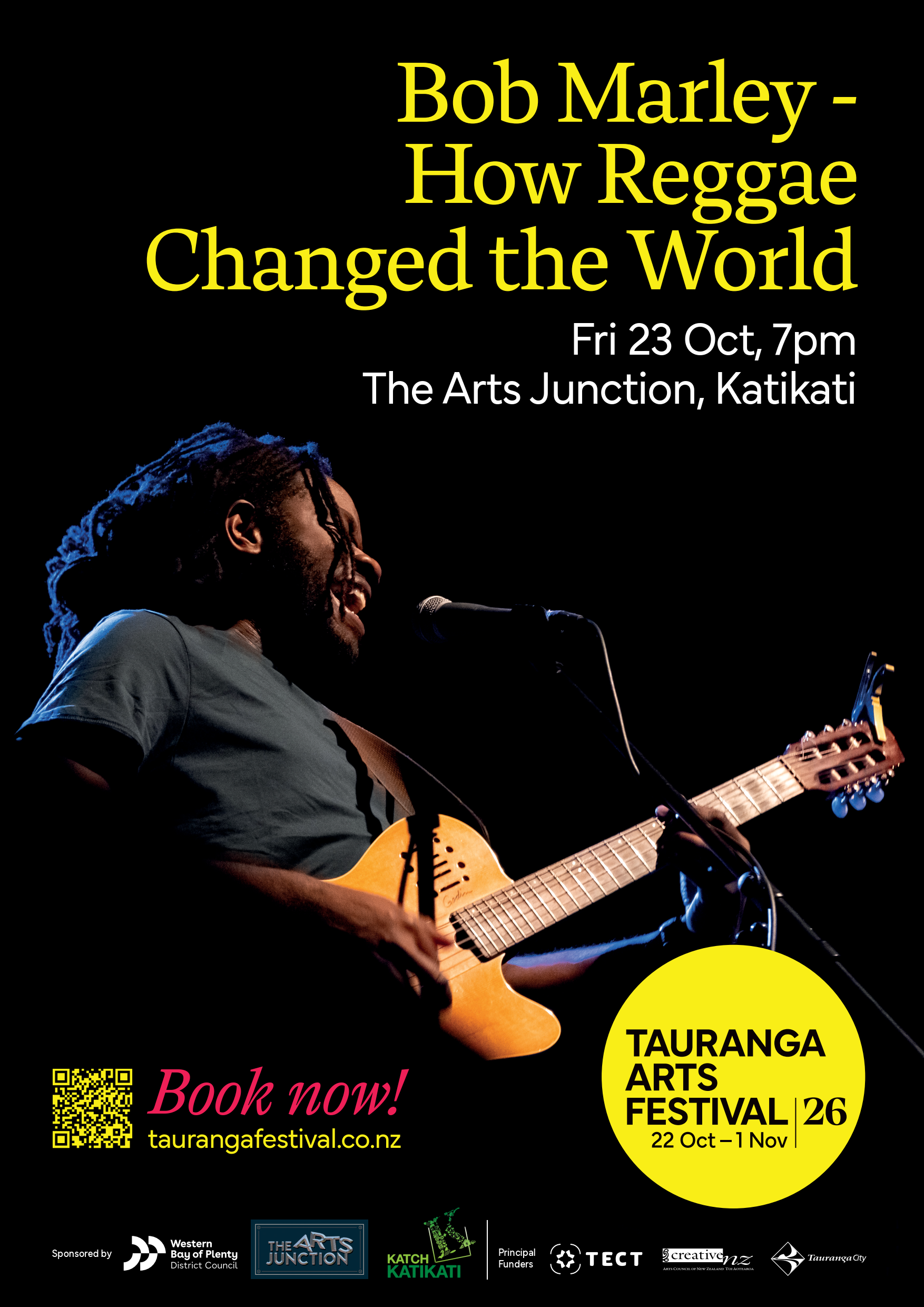 Bob Marley - How Reggae Changed the World (held at the The Arts Junction, Katikati on Friday, 23 October at 7pm).