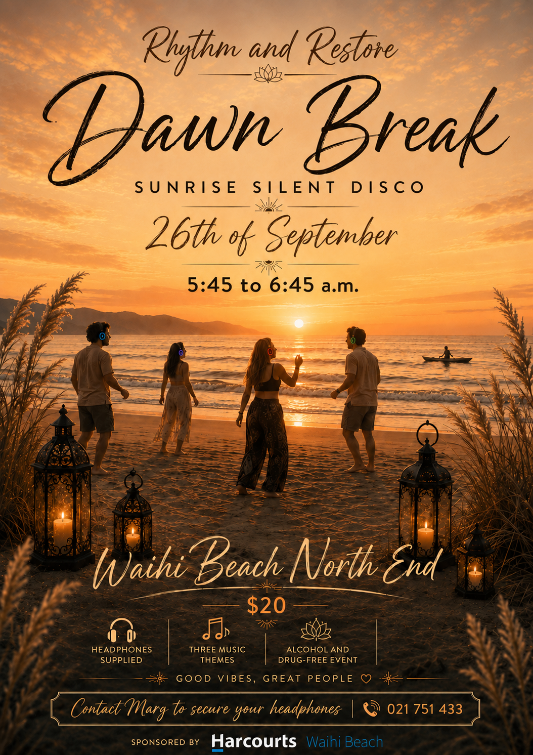 Rhythm and Restore Dawn Break Sunrise Silent Disco