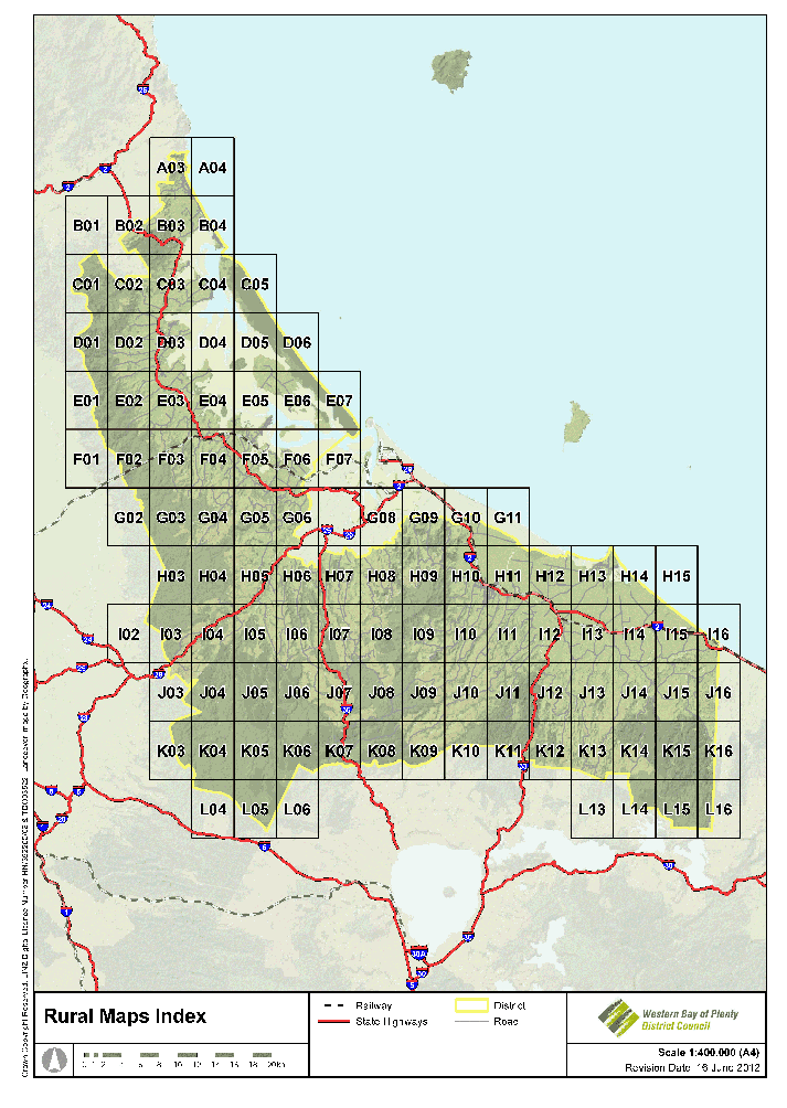 Rural Map Index
