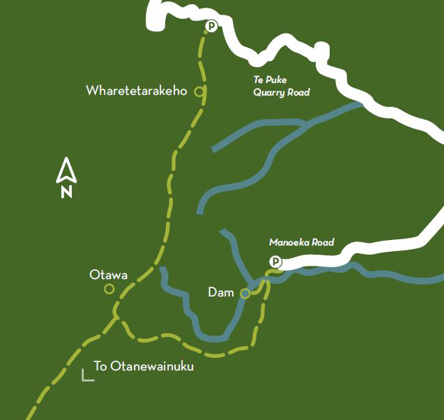 Otawa Scenic Reserve trails map