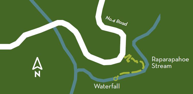 Raparapahoe Stream track map