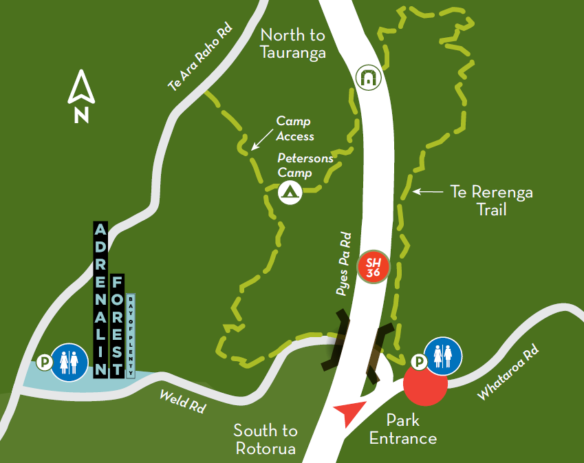 TECT Park map