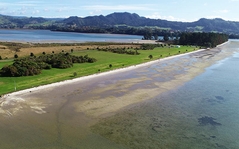 Tuapiro Point from the air