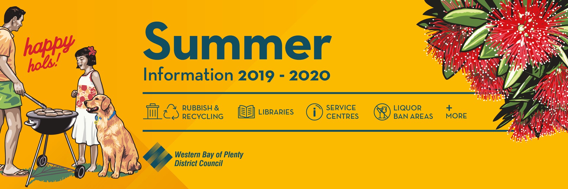Summer information banner