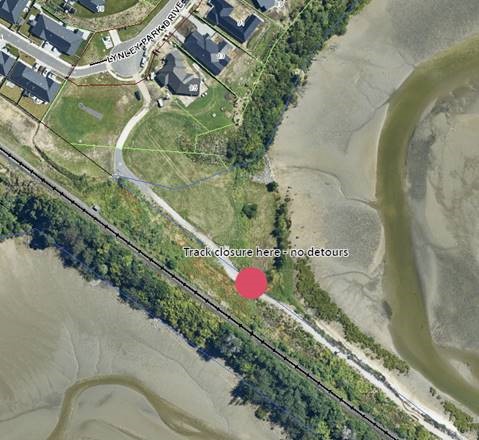 Omokoroa cycleway closure at Lynley Park Drive