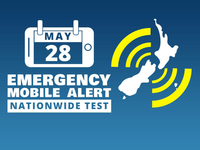 Emergency mobile alert test