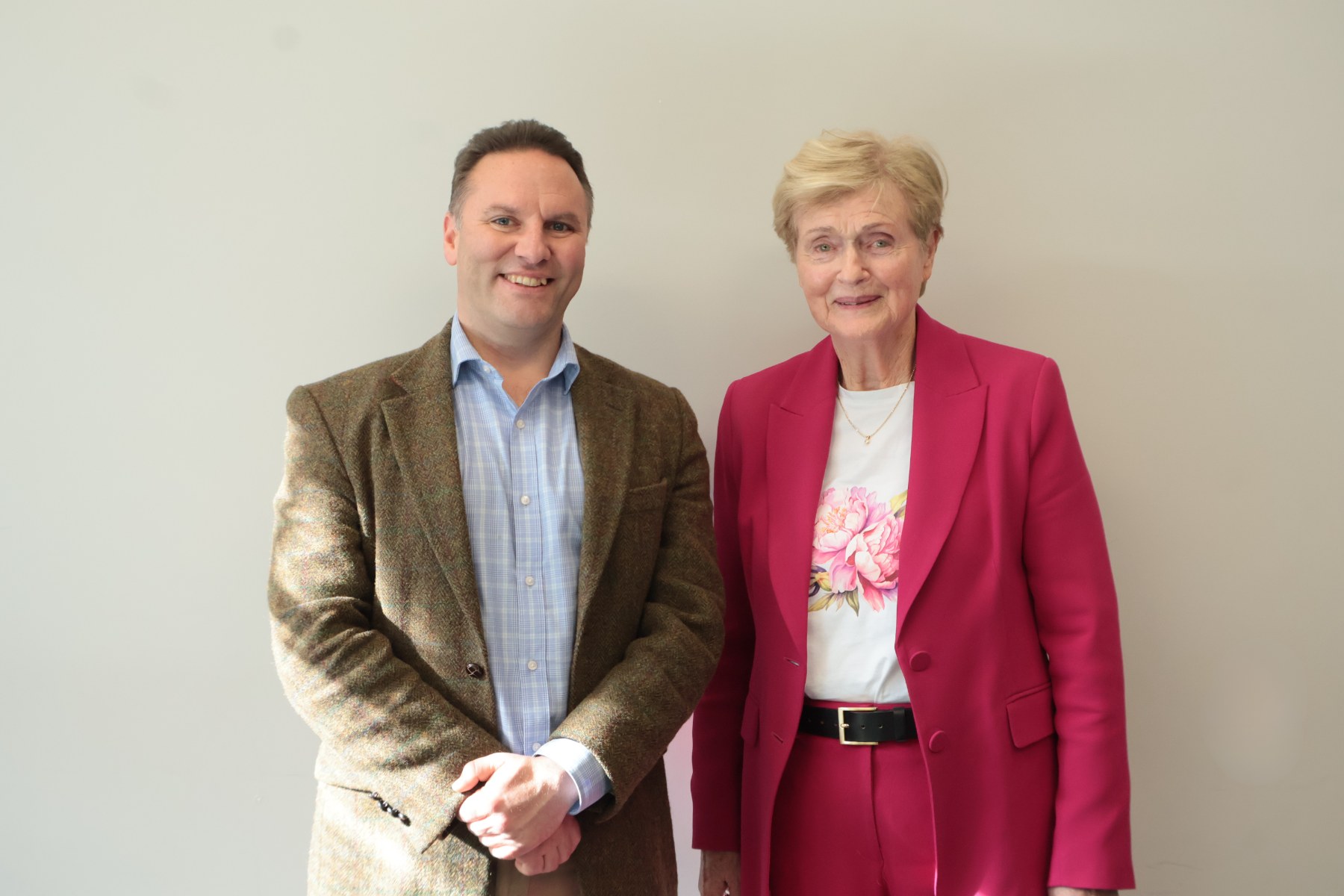 Western Bay Mayor James Denyer with newly appointed Deputy Mayor, Margaret Murray-Benge 