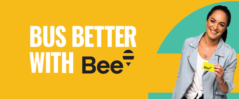 Bus better with Bee Card banner