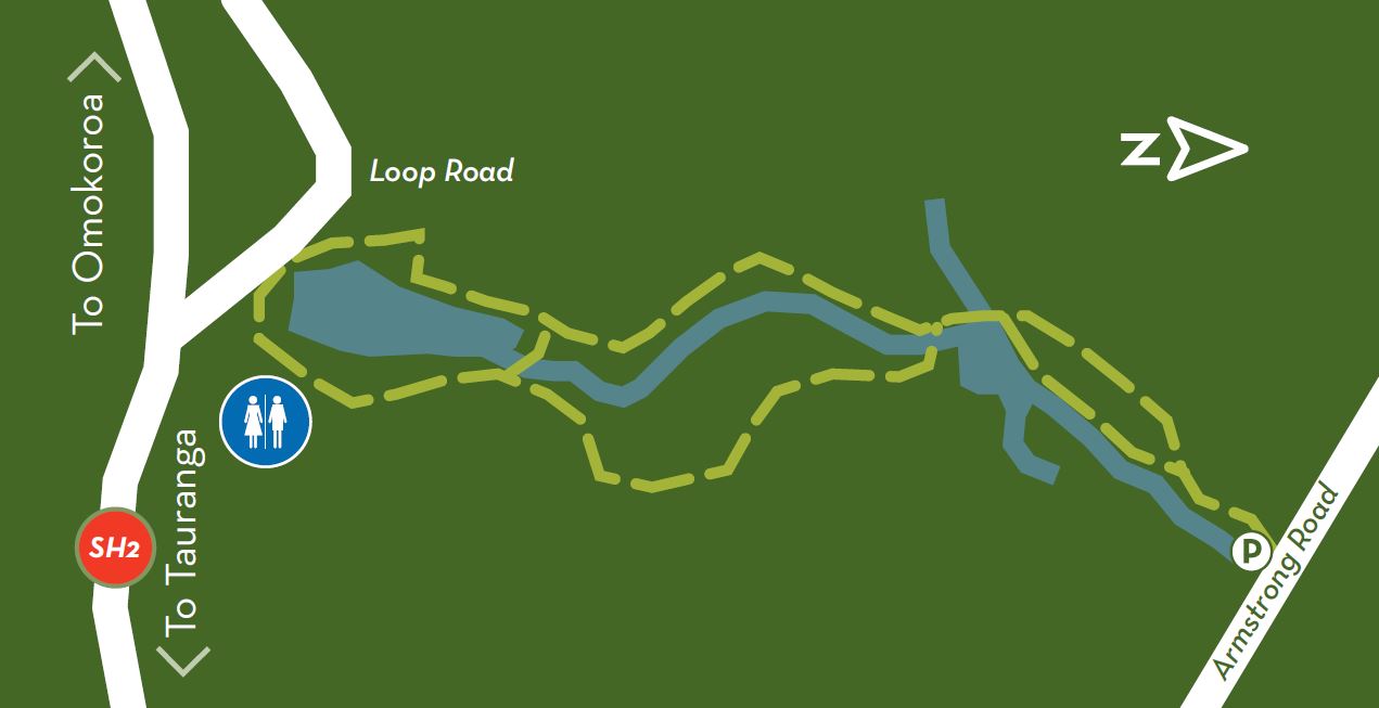Map of I'Anson Reserve walking tracks